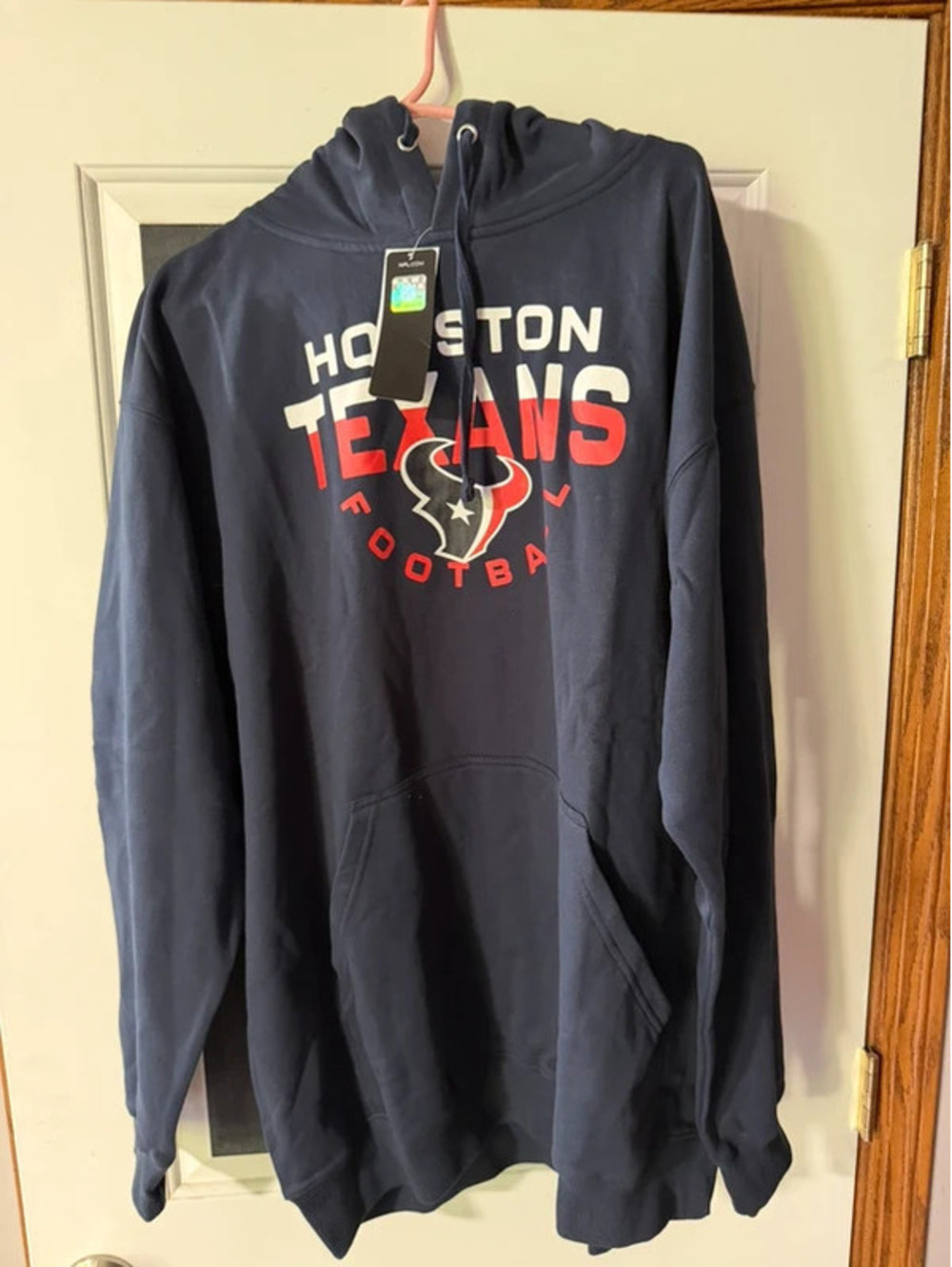 Houston Texans NFL Navy Pullover Hoodie 2XL XXL New With Tags